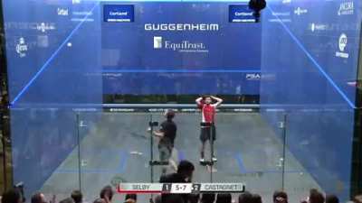 Amazing recovery from a superman dive that turned into a winning point