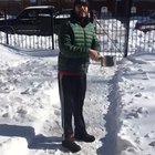 Look How Quickly Water Freezes in the Air in Chicago!