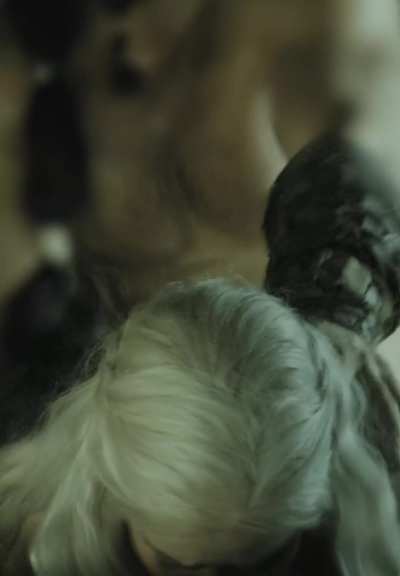 Queen Emilia Clarke, upon entering her chambers as a servant