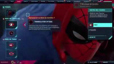 First look at Miles Morales suit menu