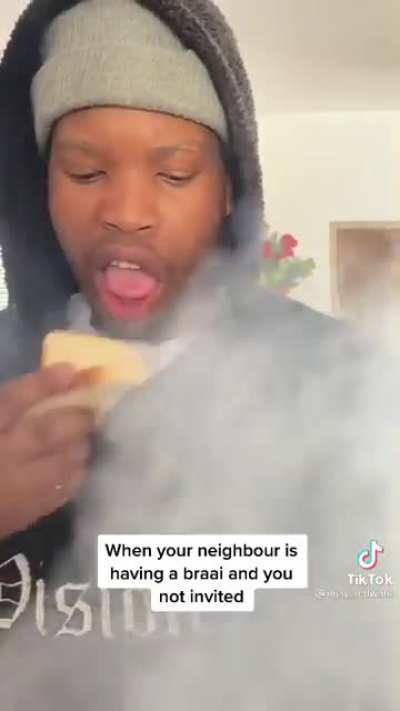 When you don’t get an invite to the braai