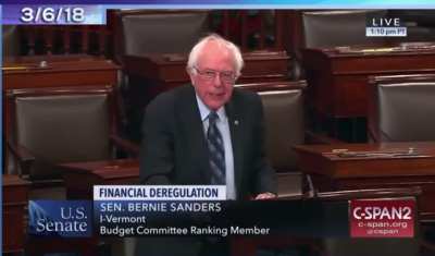 Bernie Sanders warned of a bank exactly like SVB collapsing but no one listened
