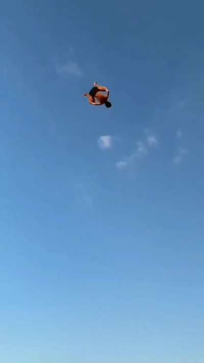 23 flips in air