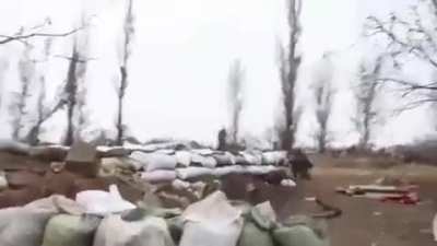 Russian BMP gets hit and explodes in combat, 2015