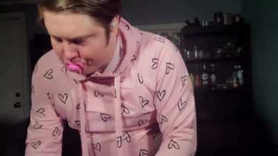 Guy superglues pacifier to his mouth (had to go to the hospital)
