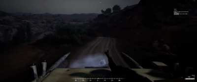 So his visibility is pretty awful right now.