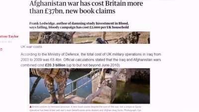 Afghan lives matter ...