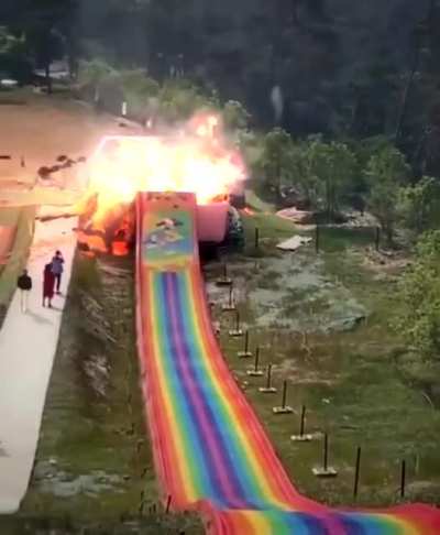 rainbow slide