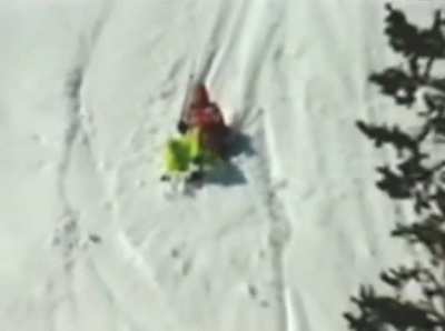 Tanner Hall breaking both of his ankles on Chads Gap in 2005.