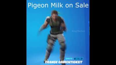 Mmmh, Chris, with all the Money i made with selling Pigeon Milk, i put you into Fortnite.