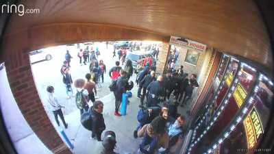 All-out after school brawl in Detroit 2 days ago.