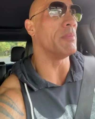 The rock surprises a tour bus