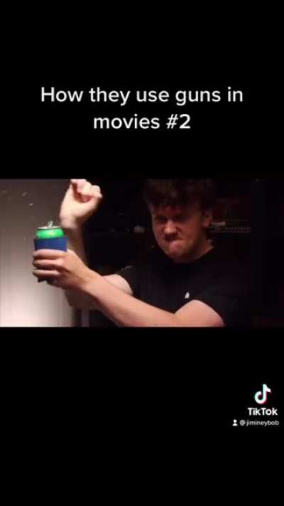 How they use guns in movies #2