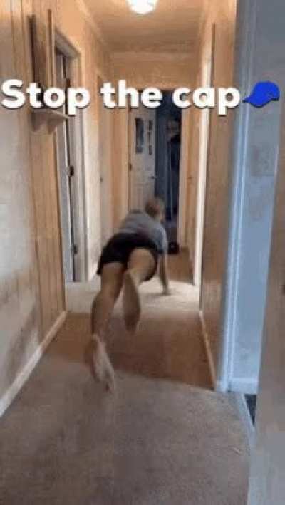 He’s fleeing
