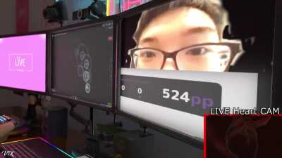 BTMC gets a 1,000pp score and has a HEART ATTACK
