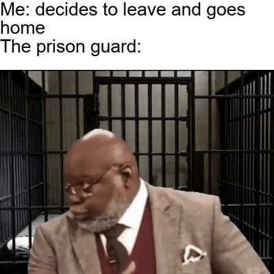 I was just going home!
