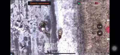 2 Ukrainian soldiers gets brutally mutilated and body cut in half by Russian drone motors and grenades (graphic)