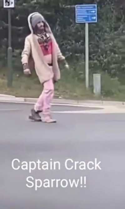 “That’s got to be the highest pirate I’ve ever seen”