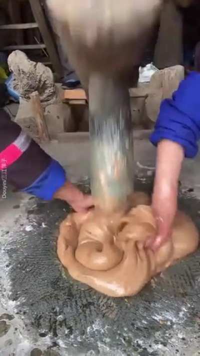 Тесто для японского рисового пирога 