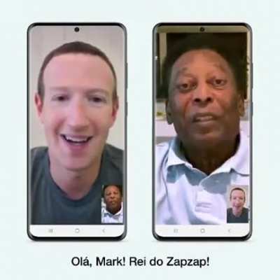 Pelé ligando para o Mark Zukeberg é a coisa mais aleatória que você vai ver hoje