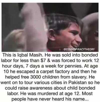 Brave young man!