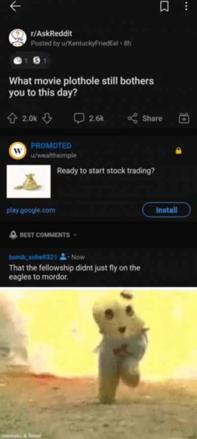 Brave, but foolish