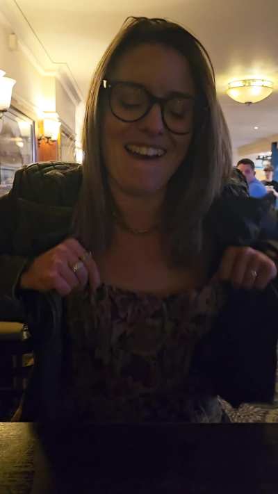 As always, I must show my titties on a night out