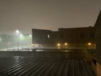 Houston, TX last night. Going to rain for the next 7 days.