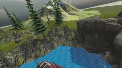 [Blade and Sorcery] Pulling an arrow out of your chest in VR