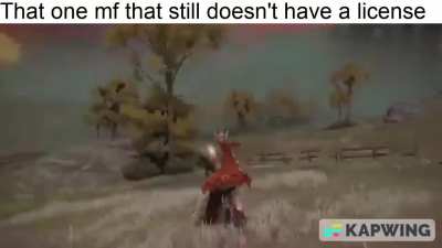 I'd rather walk. 