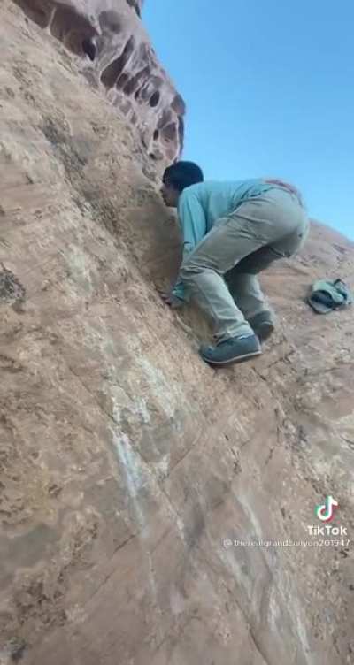 Guess the mountain goat gene skipped a generation
