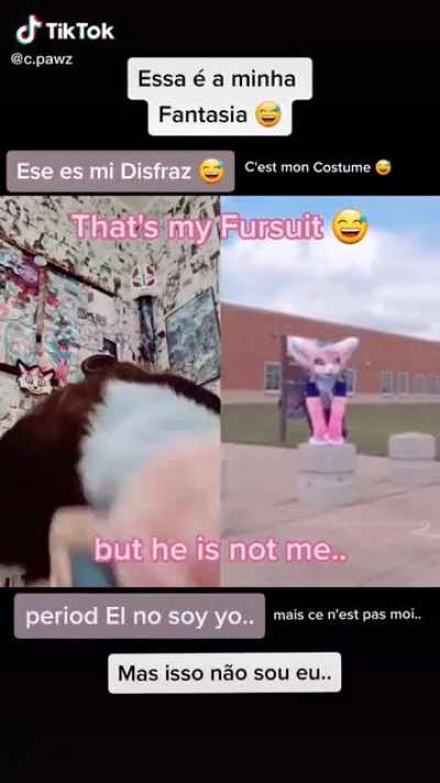 Your fur suit isn’t couture? 🧐 how embarrassing 😏