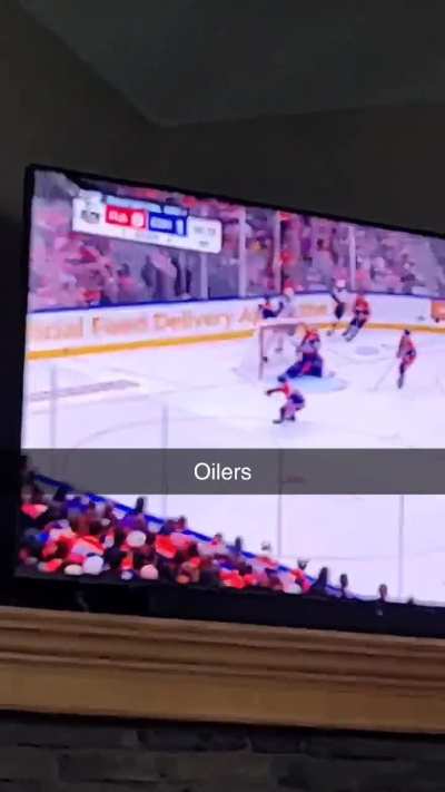 Oilers scored because I farted!