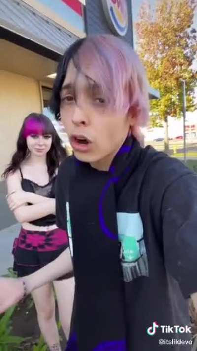 Chad shows his love for his queen and fries