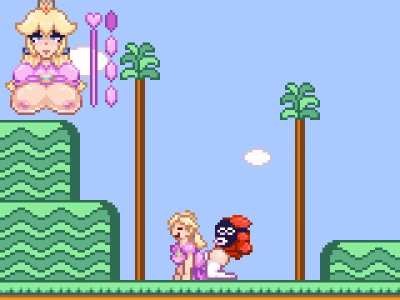 Princess peach and shy guy (coun<wbr>tmoxi<wbr>)[sup<wbr>er Mario Bros]