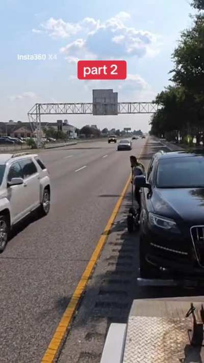 Damn. I wonder what the life expectancy of a tow truck driver is