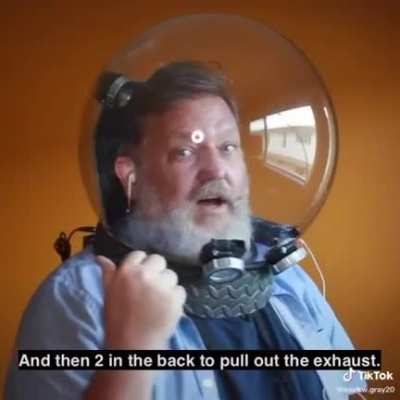 This guy made a very interesting mask, looks insanely cool