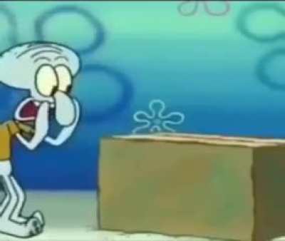 Squidward anime box