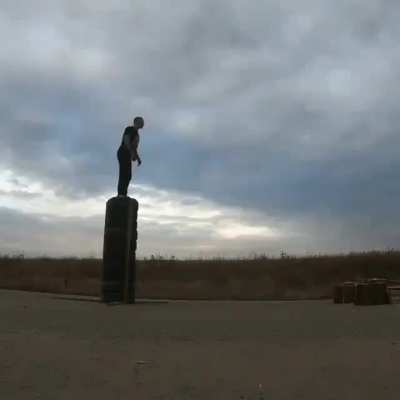 The arms flailing!