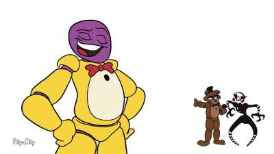 A funny purple guy animation I've made!