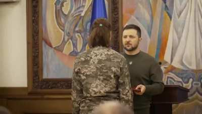 President Volodymyr Zelenskyy met with Ukrainian defenders and defenders released from Russian captivity