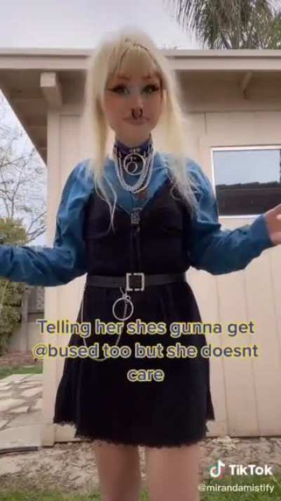 TW victim bashing. This girl is a gold mine of cringe...