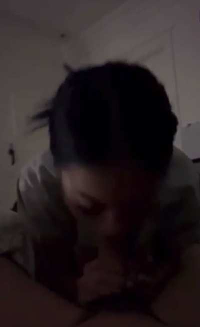 College roommate loves giving morning blowjobs