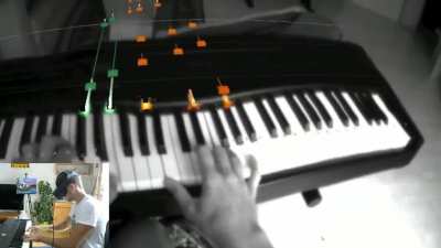 I ported my AR Piano Learning App to the Quest using the new Passthrough API