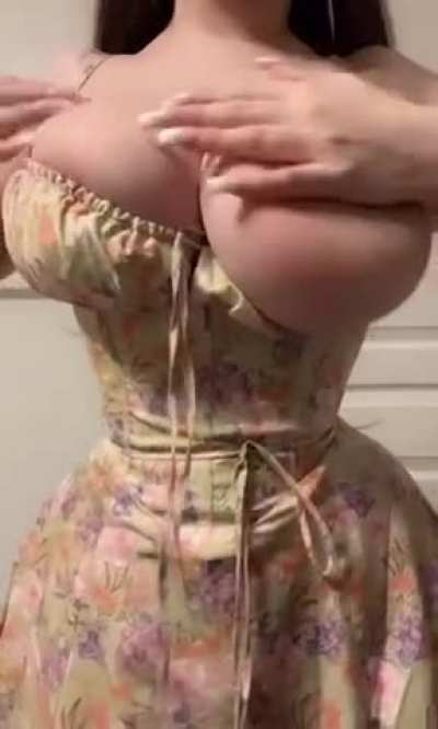Girls with big titties should be able to go braless in sundresses [oc]
