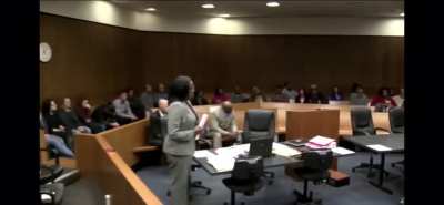 Justice served to the mother of a drunk driver for laughing at the family of the victim.