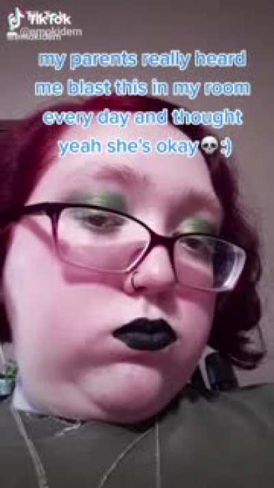 She's not okay.