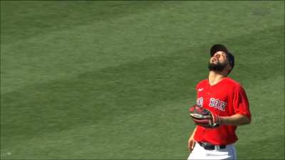 [Highlight] The Red Sox move their best pitcher to second baseman and he promptly makes a bone-headed error on a pop-up
