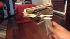 My janky single-shot homemade stringer pistol that smells like hot glue