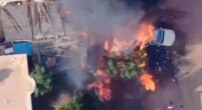SUDAN WAR: SAF Drone Targets RSF Vehicle in Khartoum (Video 8/30/2024)